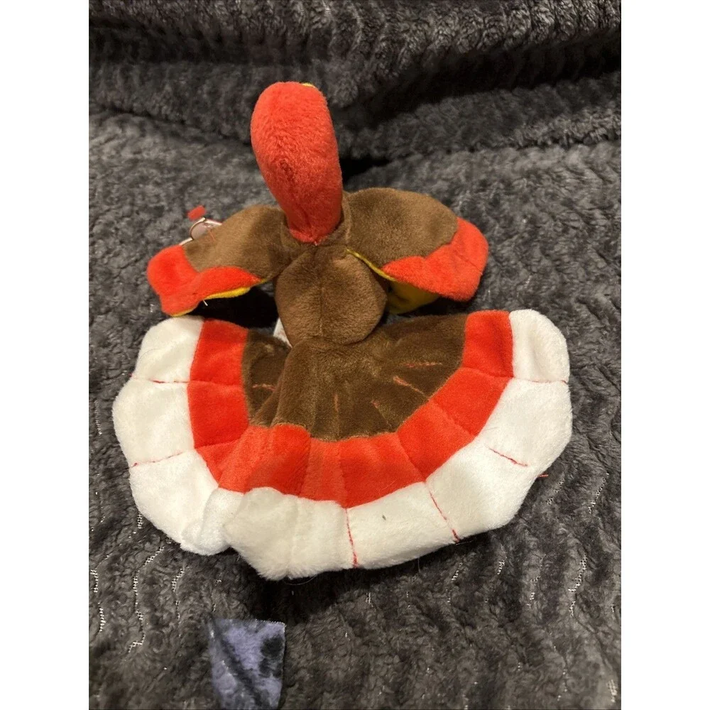 Lot Of 3 TY Beenie Babies Claude, Gobbles, Knuckles